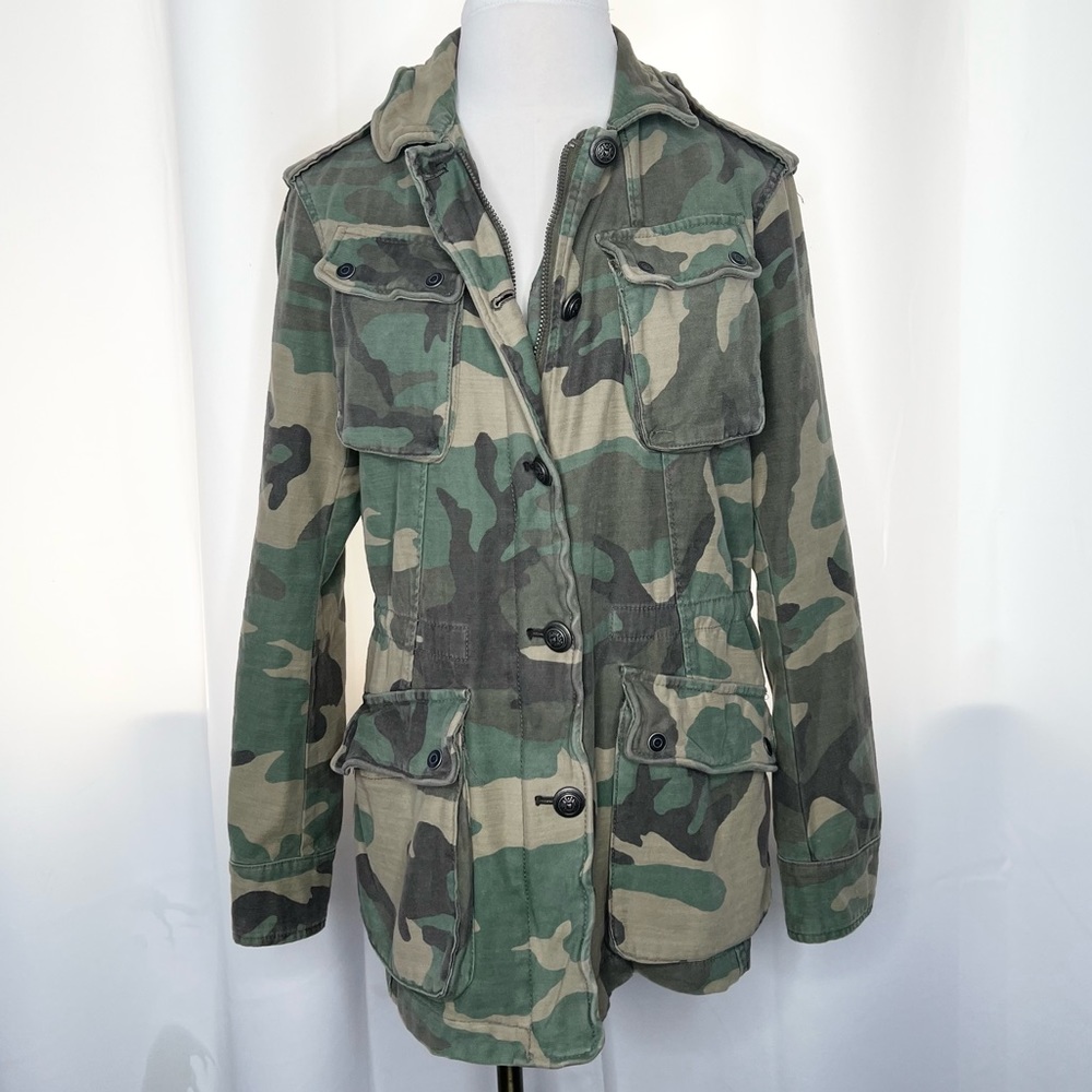 FREE PEOPLE Not Your Brother’s Camo Surplus Jacket
